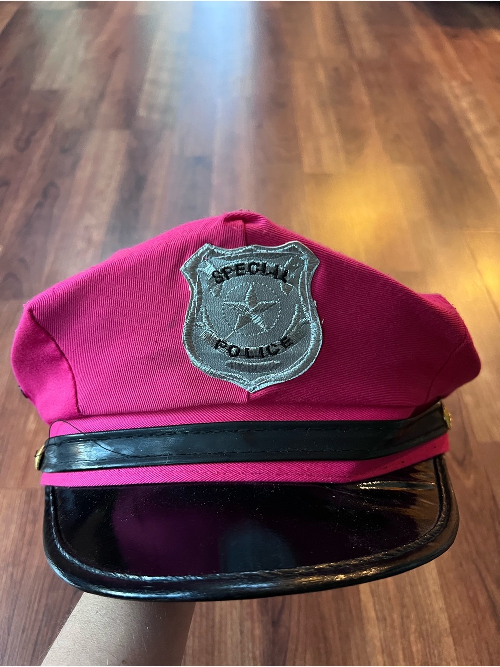 Pink Special Police Cop Hat Halloween Costume Sexy Adult Novelty Patrol Cap